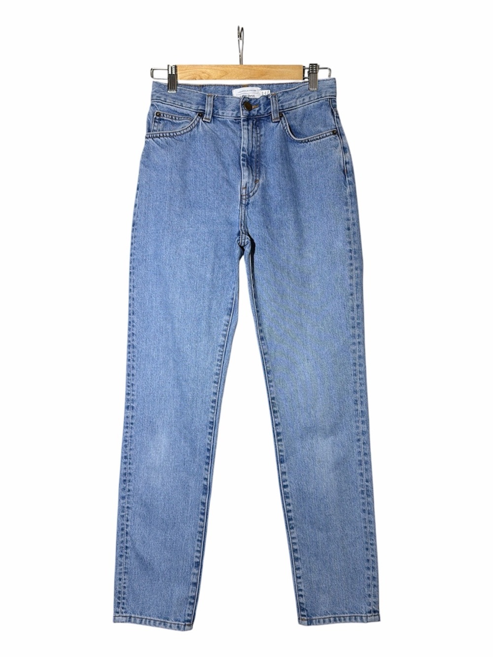 & Other Stories High-Rise Straight Jeans in Light Blue Denim